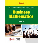Bharat's Business Mathematics, Logical Reasoning & Statistics for CA Foundation Paper 3 November 2023 Exam by Veranda Press | CA Foundation Enhanced Learning Guide	